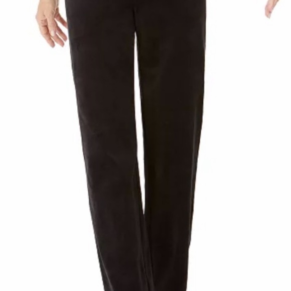 _______SOLD______—BLACK VELOUR XS SLACKS Long - Picture 13 of 15